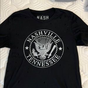 Nashville, TN t-shirt with holes